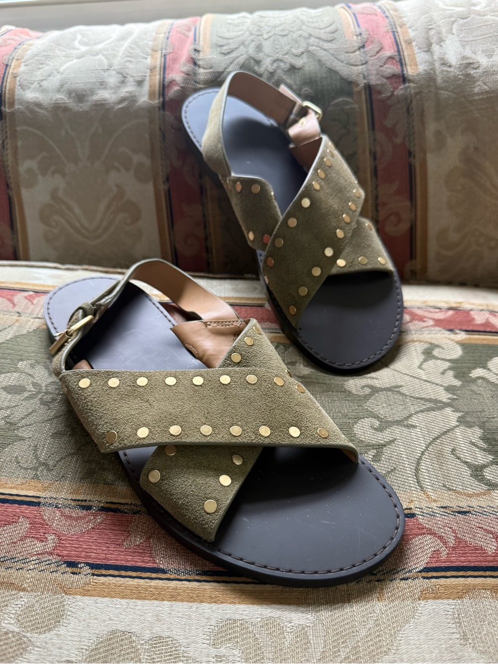 Madewell The Tuley Crossover Sandal. Size 10.5 Women N16-14